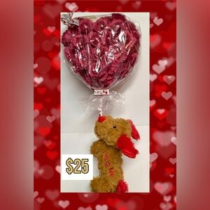Flower Heart, Bear & Bracelet Set 🧸❤️